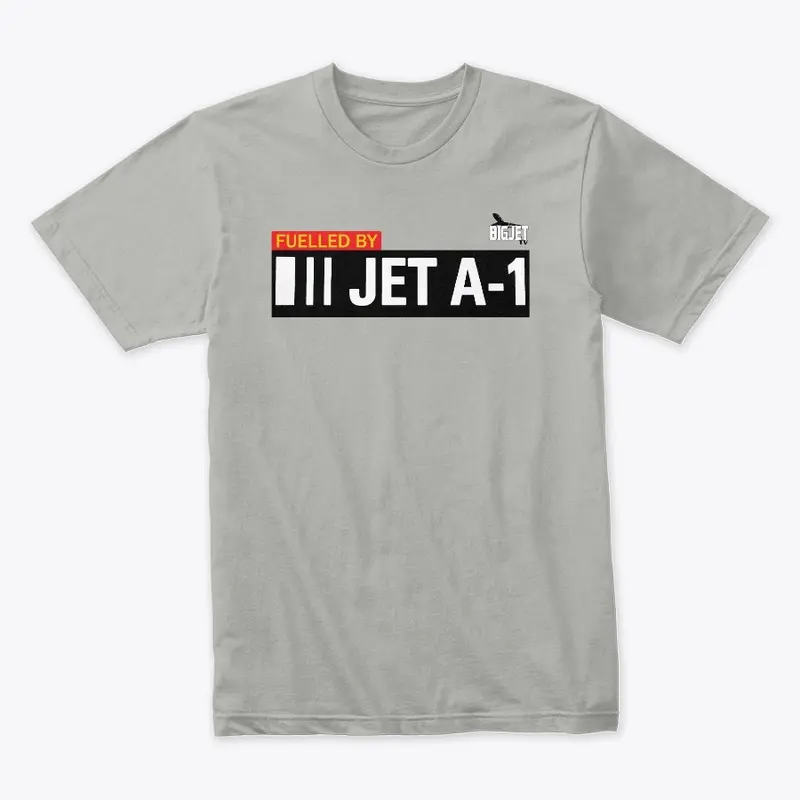 'JET FUELLED' - ROUND NECK TEE (Dark)