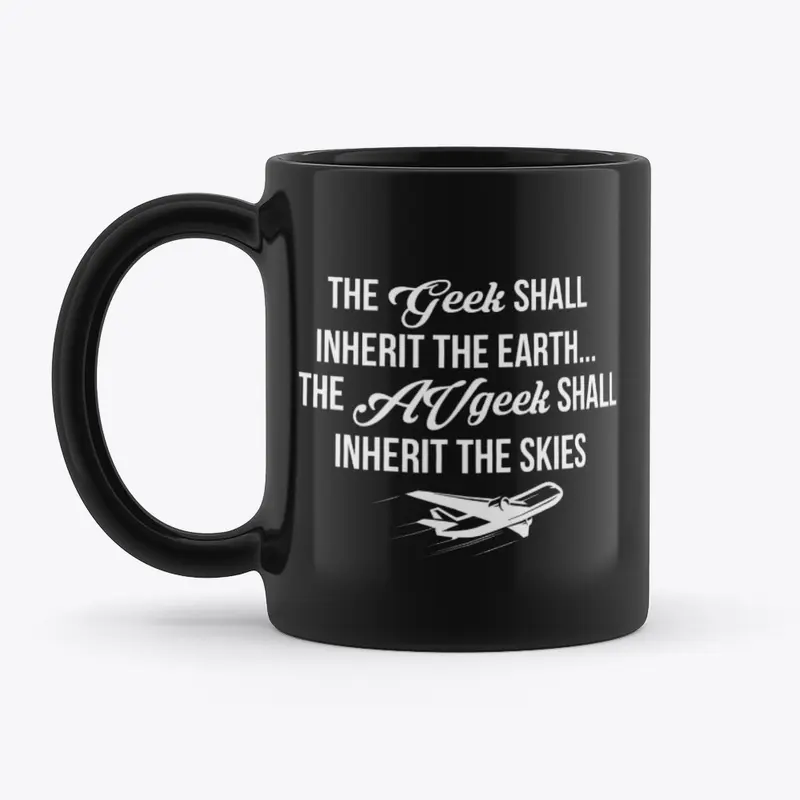 THE AVGeek Range - Black Mug