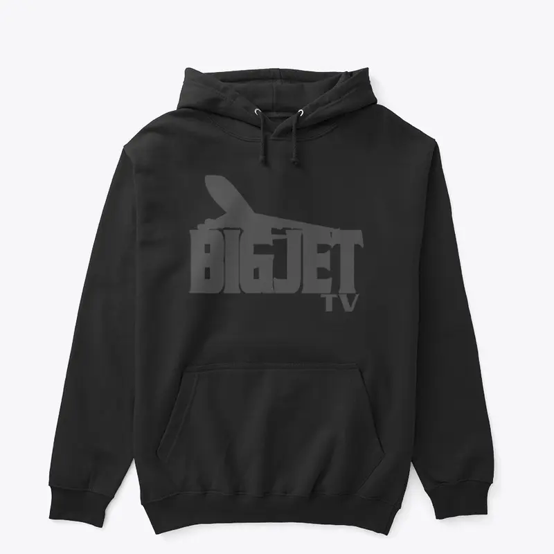 Black Hoodie with grey Logo