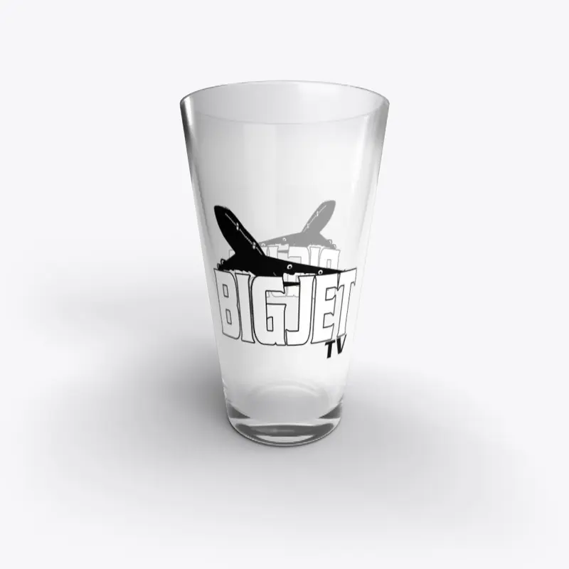 Big Jet TV Logo Pint Glass