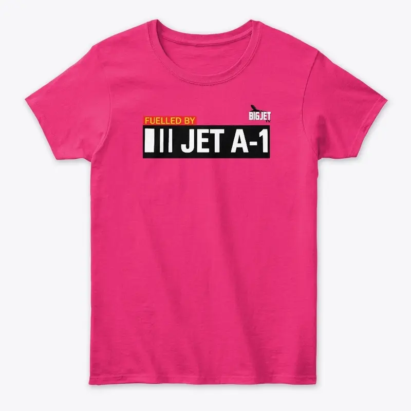 'JET FUELLED' - ROUND NECK TEE (Dark)