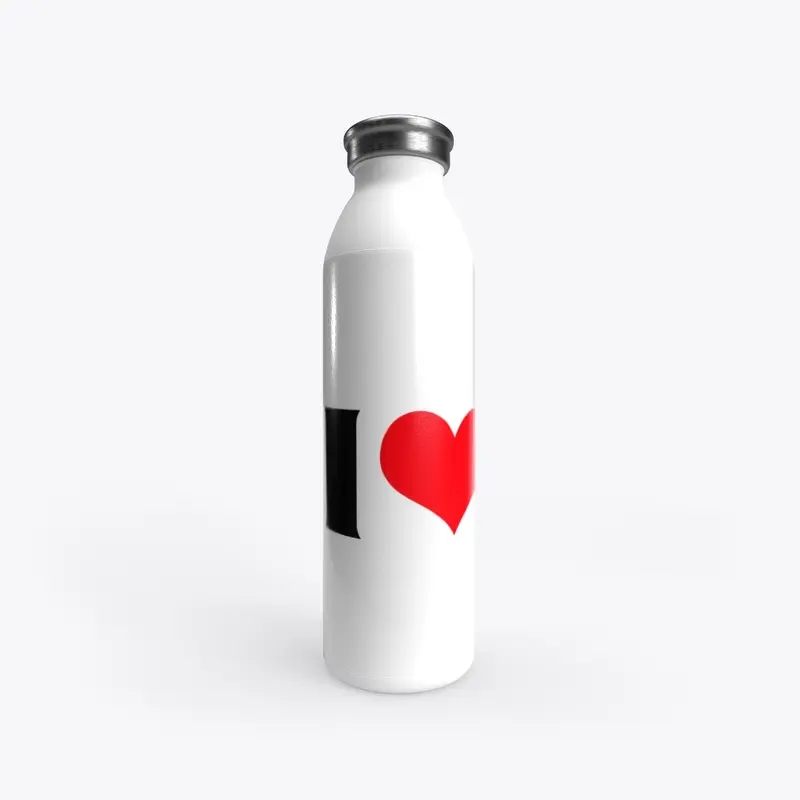 I Love Big Jet TV Water Bottle